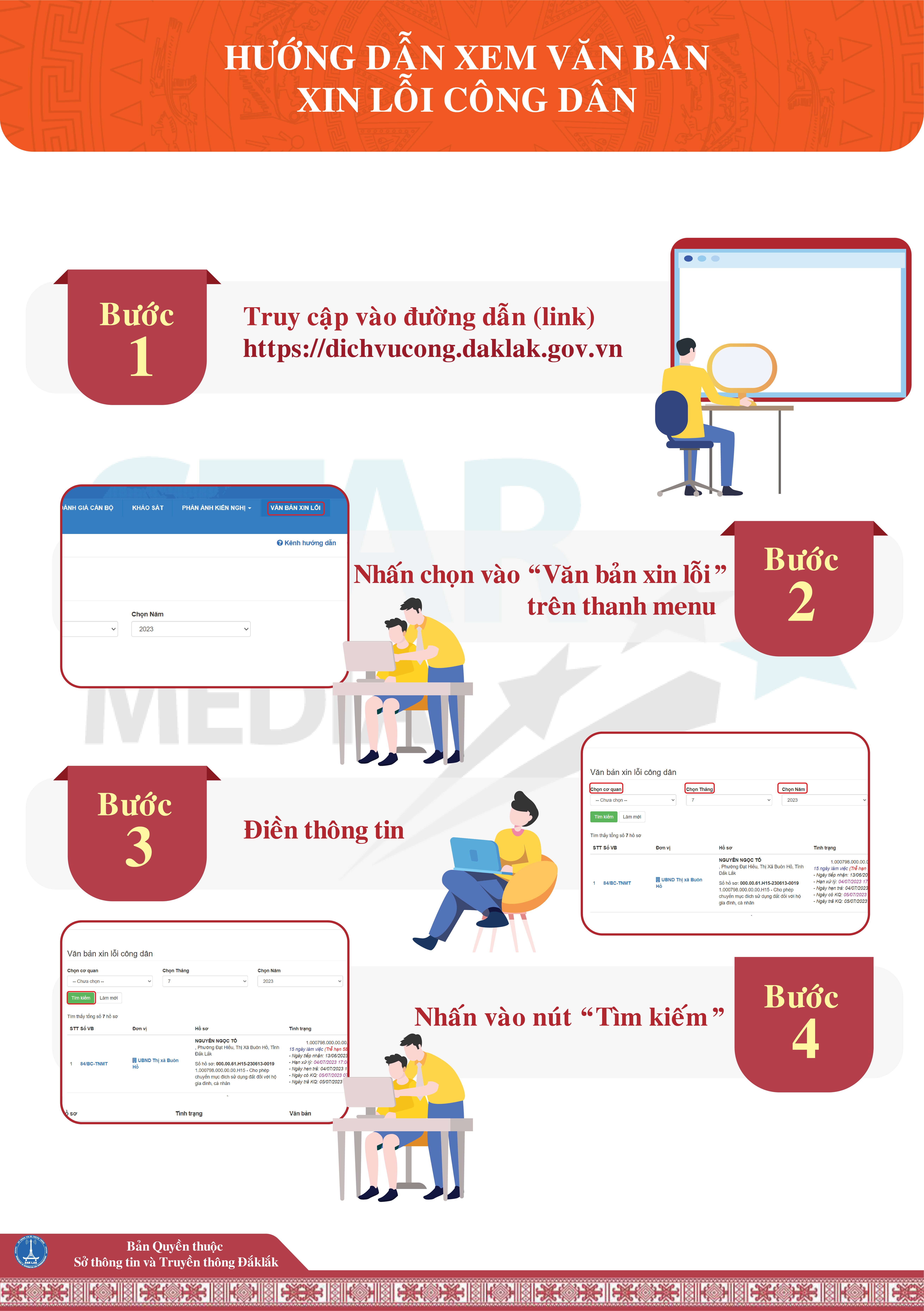 Nội dung 7 Hướng dẫn xem văn bản xin lỗi công dân